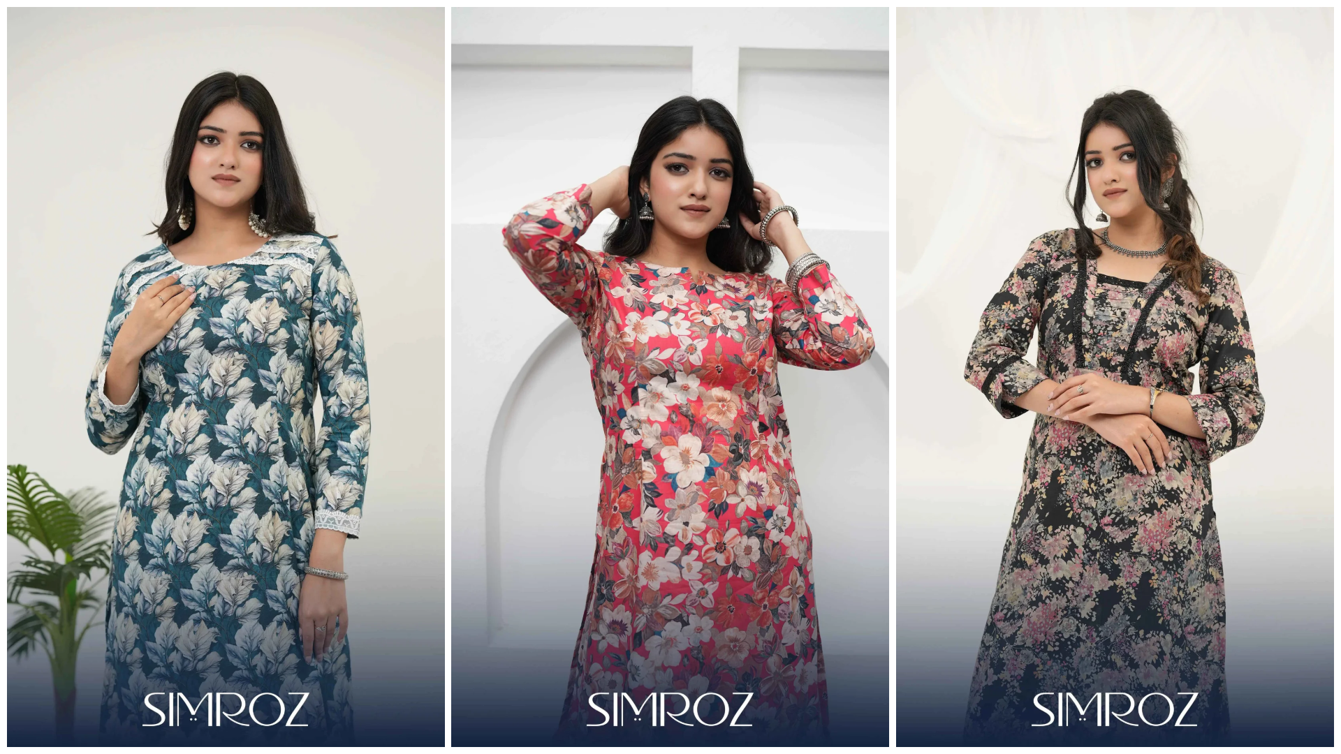 Woman wearing a lightweight cotton kurta set in summer, showcasing breathable fabric, soft prints, and comfortable everyday ethnic wear