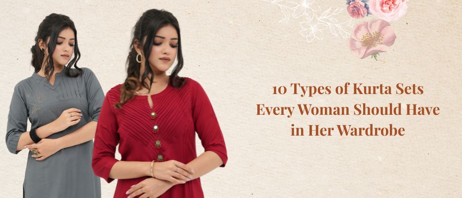 10 Types of Kurta Sets Every Woman Should Have in Her Wardrobe