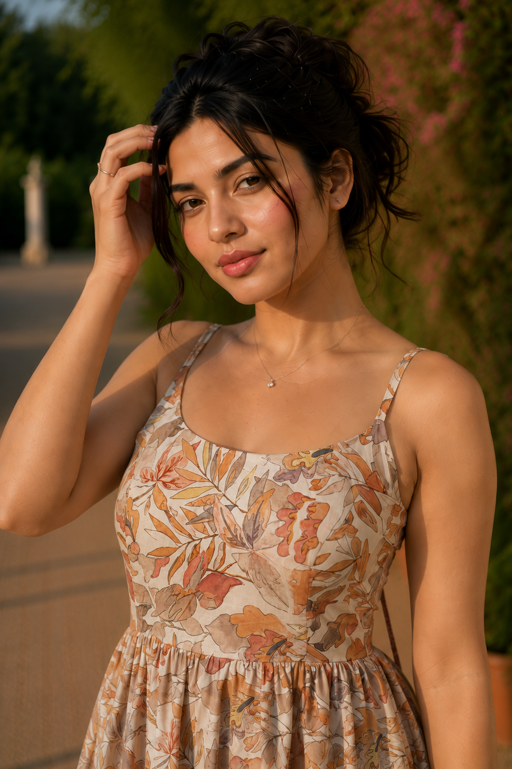 Autumn Whispers Sleeveless Top